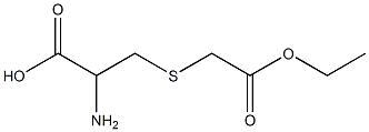 2-amino-3-[(2-ethoxy-2-oxoethyl)thio]propanoic acid Struktur