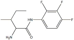 2-amino-3-methyl-N-(2,3,4-trifluorophenyl)pentanamide Struktur