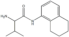 2-amino-3-methyl-N-5,6,7,8-tetrahydronaphthalen-1-ylbutanamide Struktur