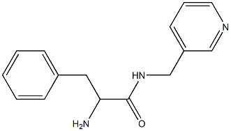 2-amino-3-phenyl-N-(pyridin-3-ylmethyl)propanamide Struktur