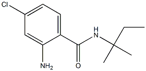 2-amino-4-chloro-N-(1,1-dimethylpropyl)benzamide Struktur