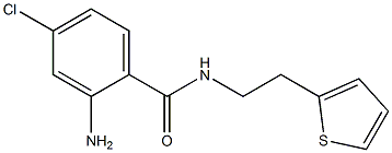 2-amino-4-chloro-N-(2-thien-2-ylethyl)benzamide Struktur