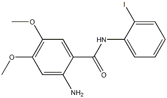 2-amino-N-(2-iodophenyl)-4,5-dimethoxybenzamide Struktur