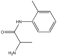 2-amino-N-(2-methylphenyl)propanamide Struktur