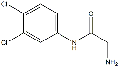 2-amino-N-(3,4-dichlorophenyl)acetamide Struktur