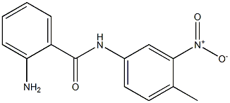 2-amino-N-(4-methyl-3-nitrophenyl)benzamide Struktur