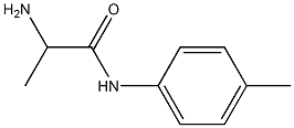 2-amino-N-(4-methylphenyl)propanamide Struktur