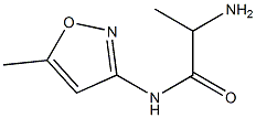 2-amino-N-(5-methylisoxazol-3-yl)propanamide Struktur