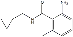 2-amino-N-(cyclopropylmethyl)-6-methylbenzamide Struktur