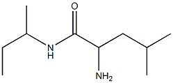 2-amino-N-(sec-butyl)-4-methylpentanamide Struktur