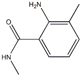 2-amino-N,3-dimethylbenzamide Struktur