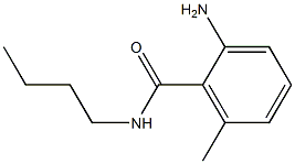 2-amino-N-butyl-6-methylbenzamide Struktur