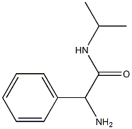 2-amino-N-isopropyl-2-phenylacetamide Struktur