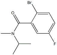 2-bromo-5-fluoro-N-isopropyl-N-methylbenzamide Struktur