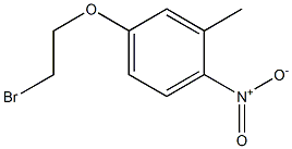 2-bromoethyl 3-methyl-4-nitrophenyl ether Struktur