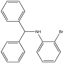 2-bromo-N-(diphenylmethyl)aniline Struktur