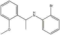 2-bromo-N-[1-(2-methoxyphenyl)ethyl]aniline Struktur