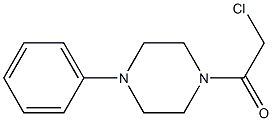 2-chloro-1-(4-phenylpiperazin-1-yl)ethan-1-one Struktur