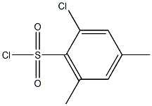 2-chloro-4,6-dimethylbenzenesulfonyl chloride Struktur