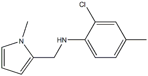 2-chloro-4-methyl-N-[(1-methyl-1H-pyrrol-2-yl)methyl]aniline Struktur