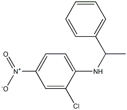 2-chloro-4-nitro-N-(1-phenylethyl)aniline Struktur