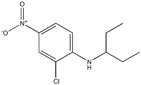 2-chloro-4-nitro-N-(pentan-3-yl)aniline Struktur