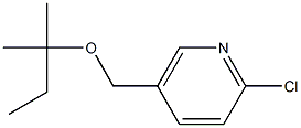 2-chloro-5-{[(2-methylbutan-2-yl)oxy]methyl}pyridine Struktur