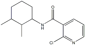 2-chloro-N-(2,3-dimethylcyclohexyl)pyridine-3-carboxamide Struktur