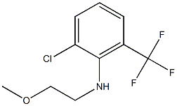 2-chloro-N-(2-methoxyethyl)-6-(trifluoromethyl)aniline Struktur