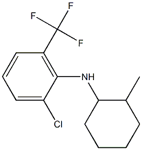 2-chloro-N-(2-methylcyclohexyl)-6-(trifluoromethyl)aniline Struktur