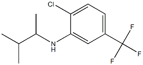 2-chloro-N-(3-methylbutan-2-yl)-5-(trifluoromethyl)aniline Struktur