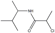 2-chloro-N-(3-methylbutan-2-yl)propanamide Struktur