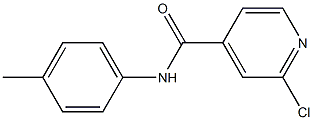 2-chloro-N-(4-methylphenyl)pyridine-4-carboxamide Struktur