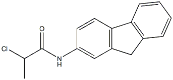 2-chloro-N-(9H-fluoren-2-yl)propanamide Struktur