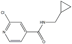 2-chloro-N-(cyclopropylmethyl)pyridine-4-carboxamide Struktur