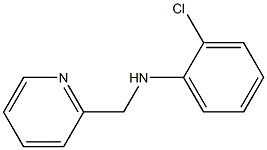 2-chloro-N-(pyridin-2-ylmethyl)aniline Struktur