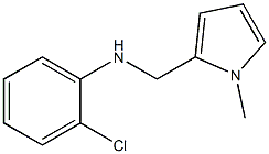 2-chloro-N-[(1-methyl-1H-pyrrol-2-yl)methyl]aniline Struktur