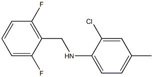 2-chloro-N-[(2,6-difluorophenyl)methyl]-4-methylaniline Struktur