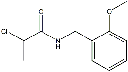 2-chloro-N-[(2-methoxyphenyl)methyl]propanamide Struktur