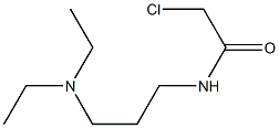 2-chloro-N-[3-(diethylamino)propyl]acetamide Struktur