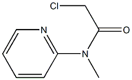 2-chloro-N-methyl-N-(pyridin-2-yl)acetamide Struktur