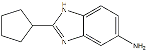 2-cyclopentyl-1H-benzimidazol-5-amine Struktur