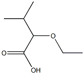 2-ethoxy-3-methylbutanoic acid Struktur