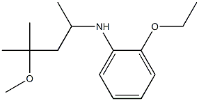 2-ethoxy-N-(4-methoxy-4-methylpentan-2-yl)aniline Struktur