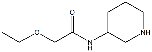 2-ethoxy-N-(piperidin-3-yl)acetamide Struktur