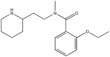 2-ethoxy-N-methyl-N-[2-(piperidin-2-yl)ethyl]benzamide Struktur