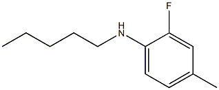 2-fluoro-4-methyl-N-pentylaniline Struktur