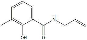 2-hydroxy-3-methyl-N-(prop-2-en-1-yl)benzamide Struktur