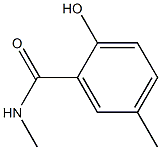 2-hydroxy-N,5-dimethylbenzamide Struktur