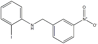 2-iodo-N-[(3-nitrophenyl)methyl]aniline Struktur